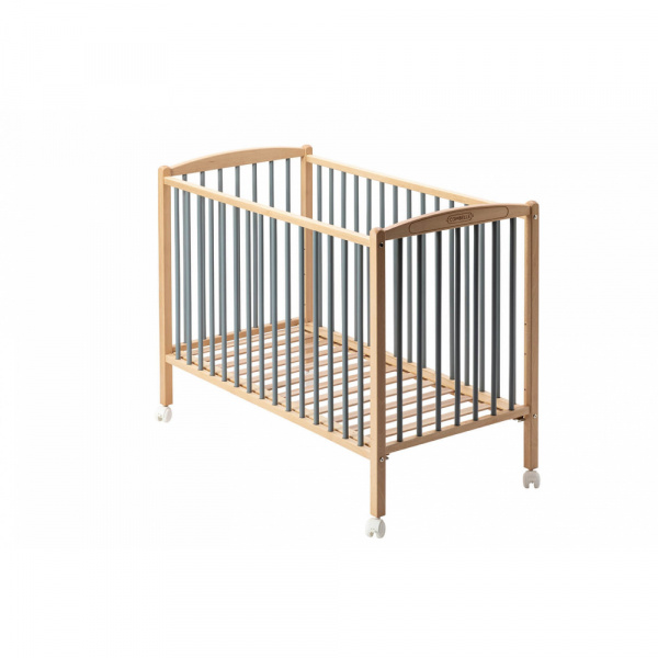 Lit en bois 70x140 cm arthur hybride bleu gris Combelle