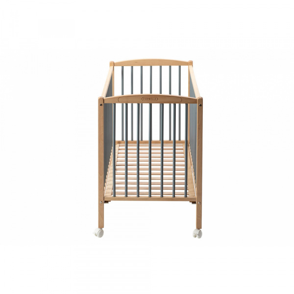 Lit en bois 70x140 cm arthur hybride bleu gris Combelle