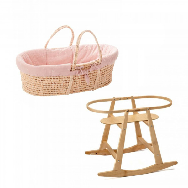 Pack couffin rose et son support laura Combelle