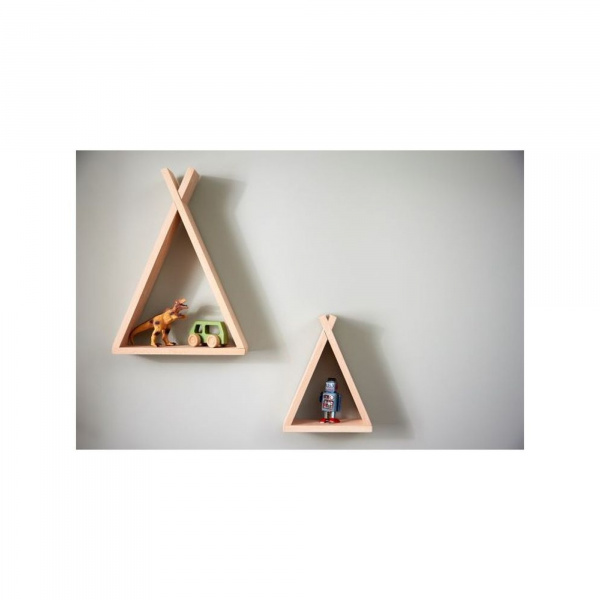 Lot de 2 étagères tipi brut Combelle