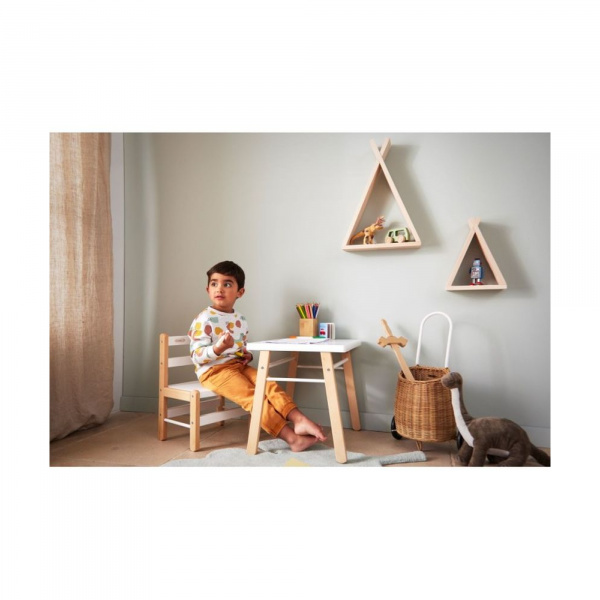 Lot de 2 étagères tipi brut Combelle