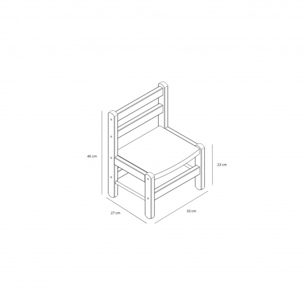 Petit bureau tom vernis naturel + chaise basse louise hybride blanc Combelle