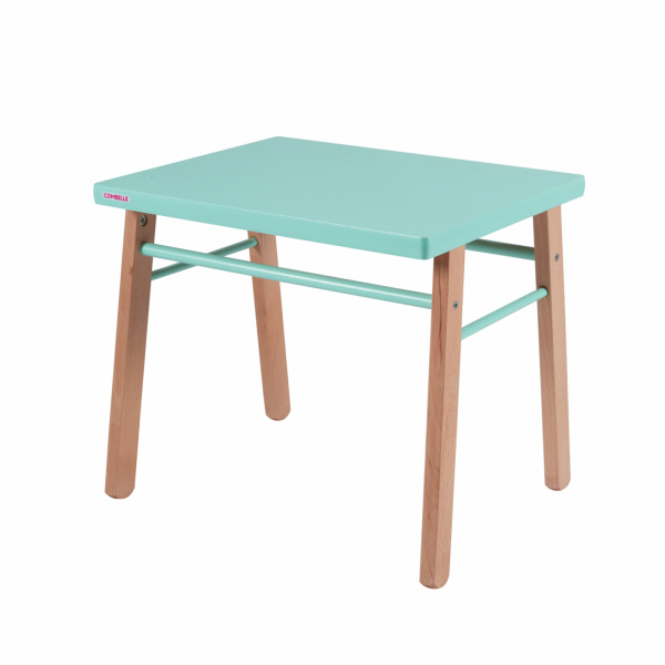 Petite table enfant gabriel hybride vert mint Combelle