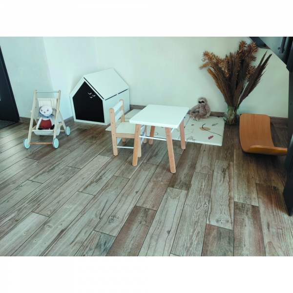 Petite table enfant gabriel anthracite Combelle