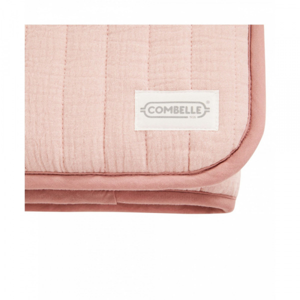 Protège barreaux de lit modulable bucolique rose Combelle