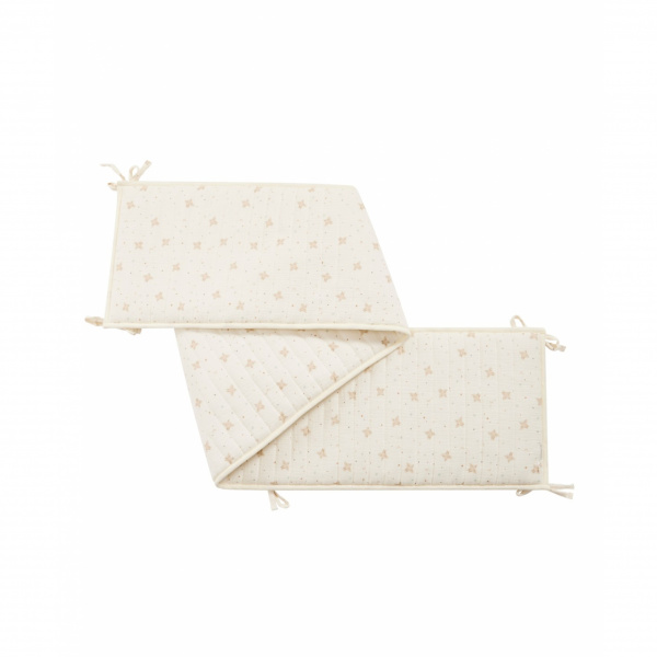 Tour de lit matelassé hirondelle ecru Combelle