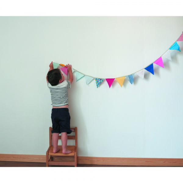 Petite chaise basse enfant louise hybride vert mint Combelle