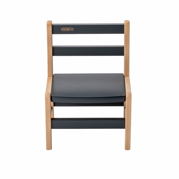 Petite chaise basse enfant louise anthracite Combelle