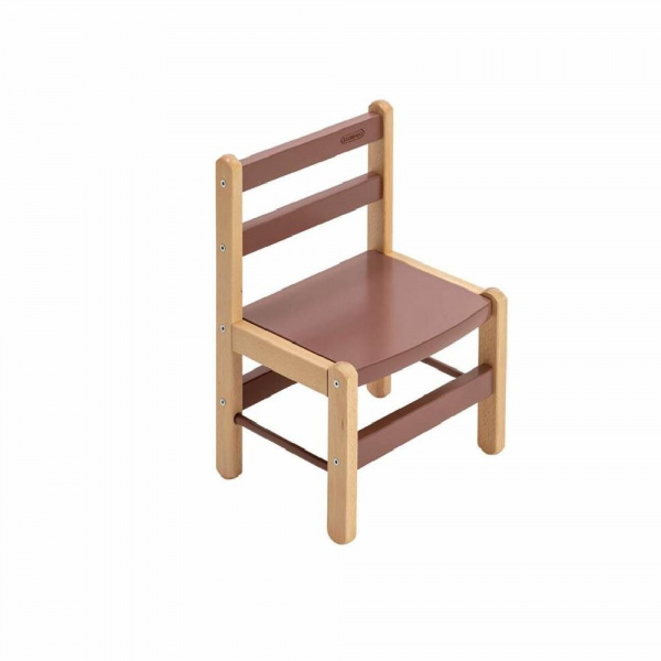 Petite chaise basse enfant louise vernis naturel Combelle