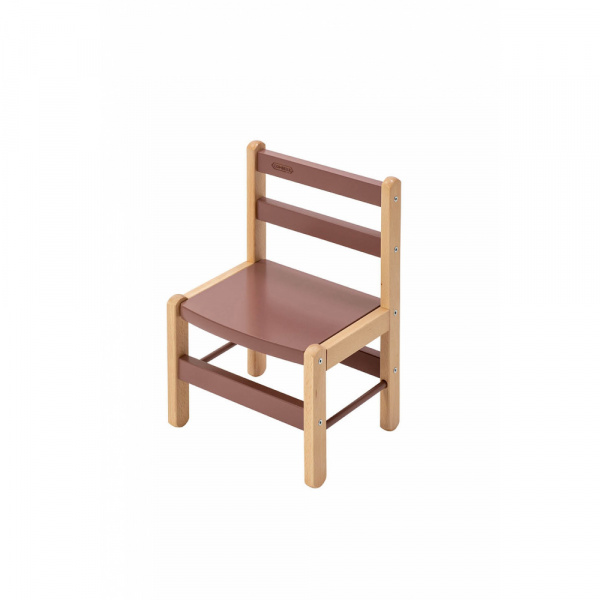 Petite chaise basse enfant louise vernis naturel Combelle