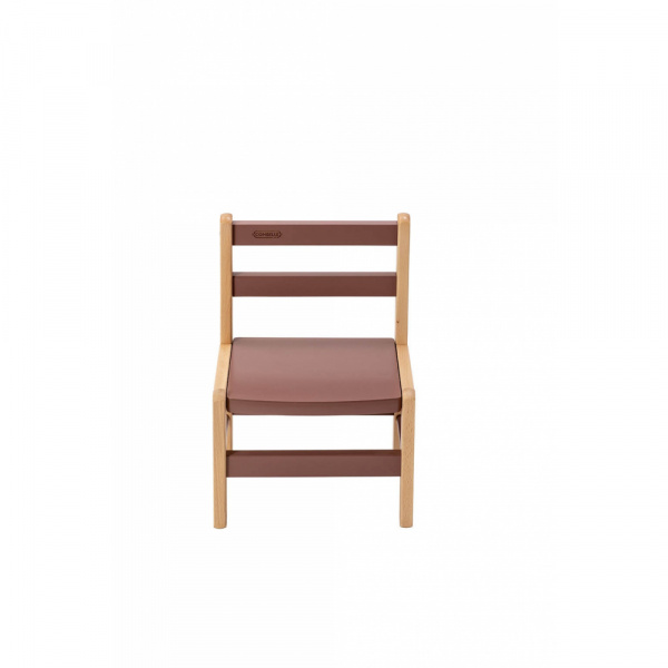 Petite chaise basse enfant louise vernis naturel Combelle