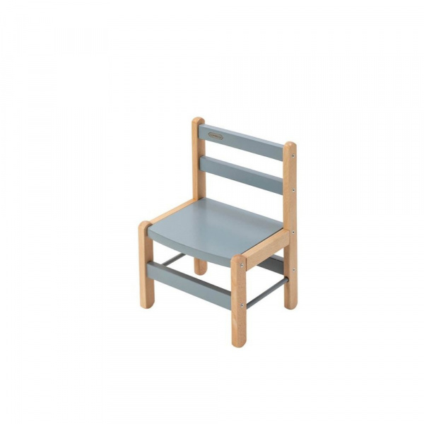 Petite chaise basse enfant louise vernis naturel Combelle