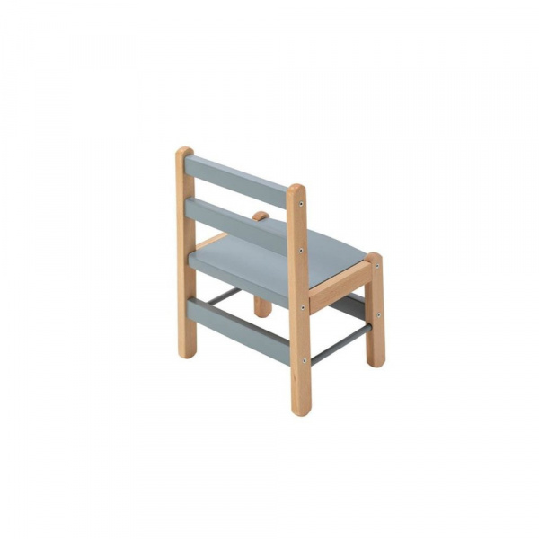Petite chaise basse enfant louise vernis naturel Combelle