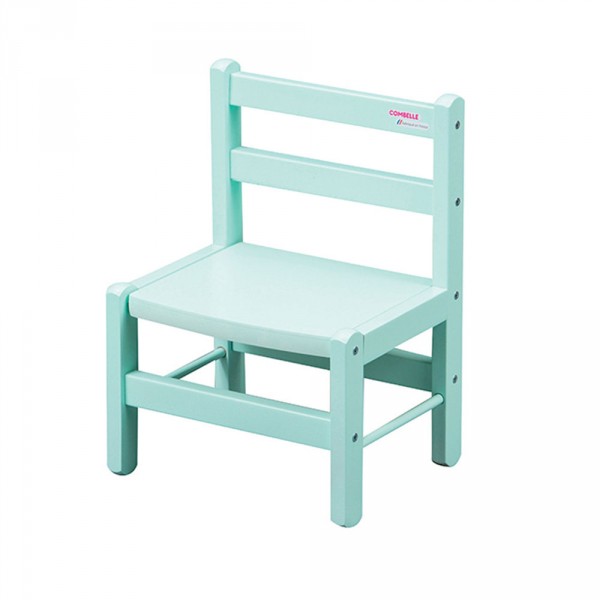 Chaise basse laque vert mint Combelle