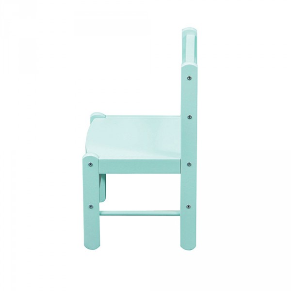 Chaise basse laque vert mint Combelle