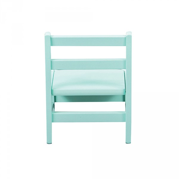 Chaise basse laque vert mint Combelle