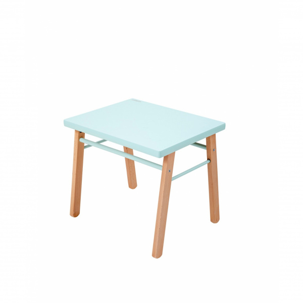 Table enfant gabriel + chaise basse louise hybride blanc Combelle