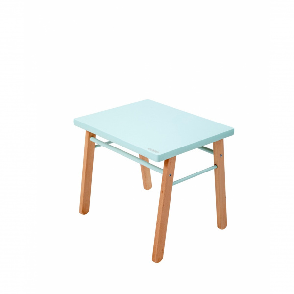 Table enfant gabriel + chaise basse louise hybride blanc Combelle