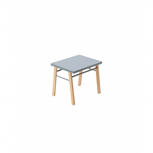 Table enfant gabriel + chaise basse louise hybride blanc Combelle