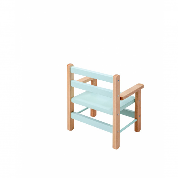 Petit fauteuil enfant avec accoudoirs juliette hybride vert mint Combelle