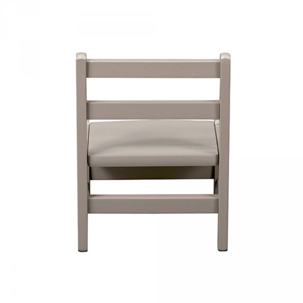Petite chaise basse enfant louise vernis naturel Combelle