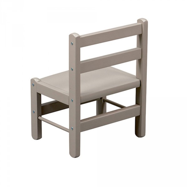 Petite chaise basse enfant louise vernis naturel Combelle