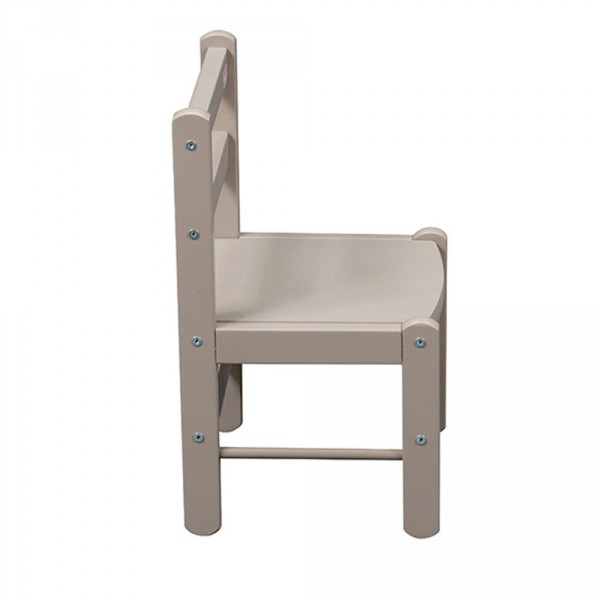 Petite chaise basse enfant louise vernis naturel Combelle