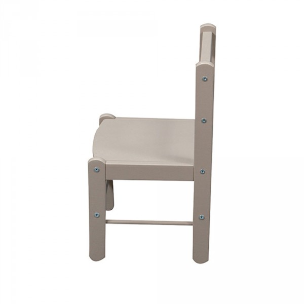 Petite chaise basse enfant louise vernis naturel Combelle