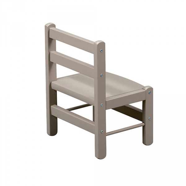 Petite chaise basse enfant louise vernis naturel Combelle