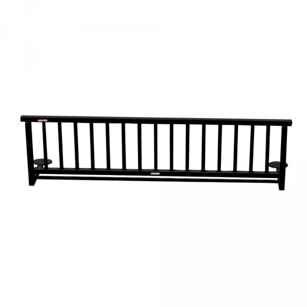 Barrière de lit 35x127cm laque noir Combelle