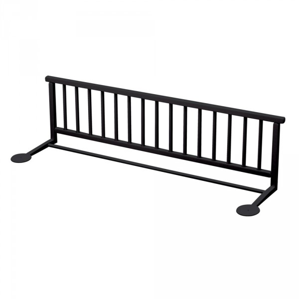 Barrière de lit 35x127cm laque noir Combelle