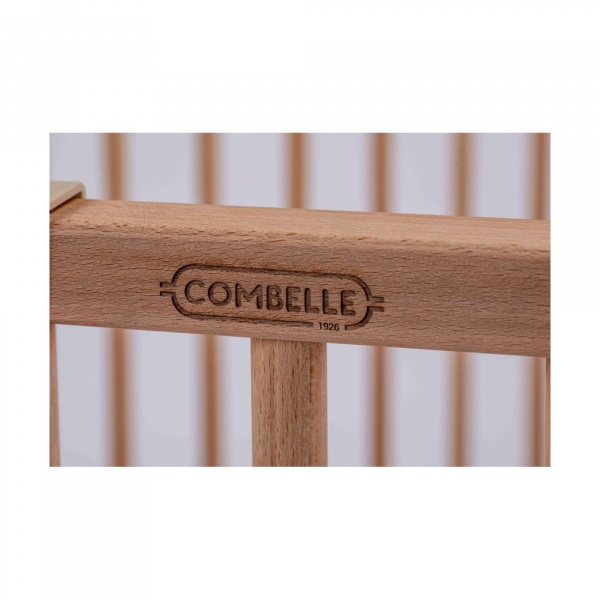 Parc octogonal bébé en bois basile vernis naturel Combelle