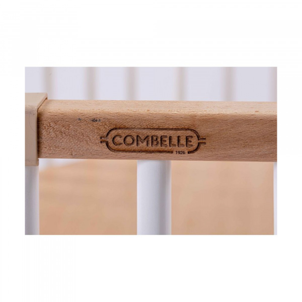 Parc octogonal bébé en bois basile hybride blanc Combelle