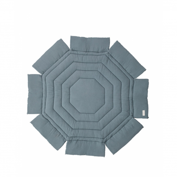 Tapis de parc octogonal gris ardoise Combelle