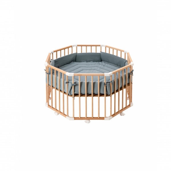 Tapis de parc octogonal gris ardoise Combelle