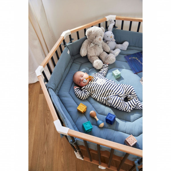 Tapis de parc octogonal gris ardoise Combelle