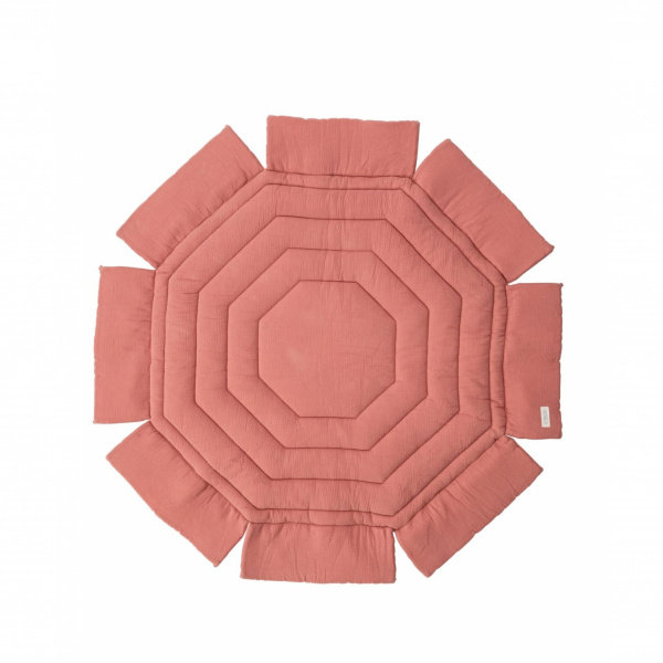 Tapis de parc octogonal gris ardoise Combelle