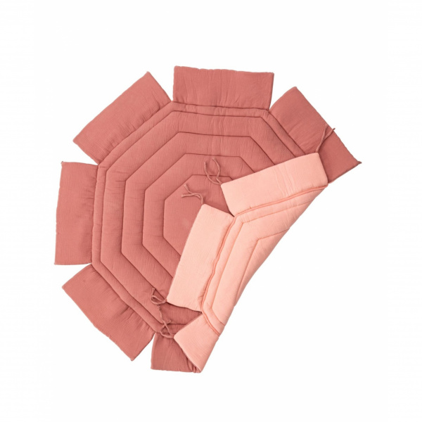 Tapis de parc octogonal gris ardoise Combelle