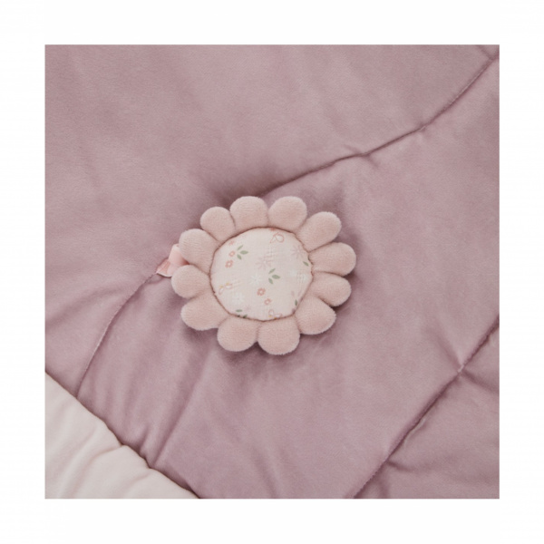 Tapis d'éveil ouatiné avec arche de jeux vert Combelle