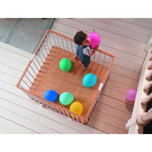 Parc bébé pliant carré gaby avec plancher réglable hybride fuschia Combelle