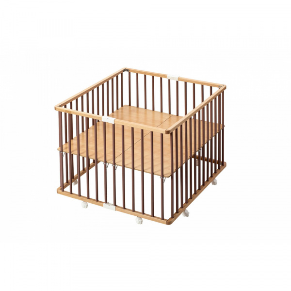 Parc bébé pliable gaby vernis naturel Combelle