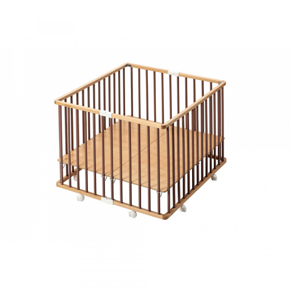 Parc bébé pliable gaby vernis naturel Combelle