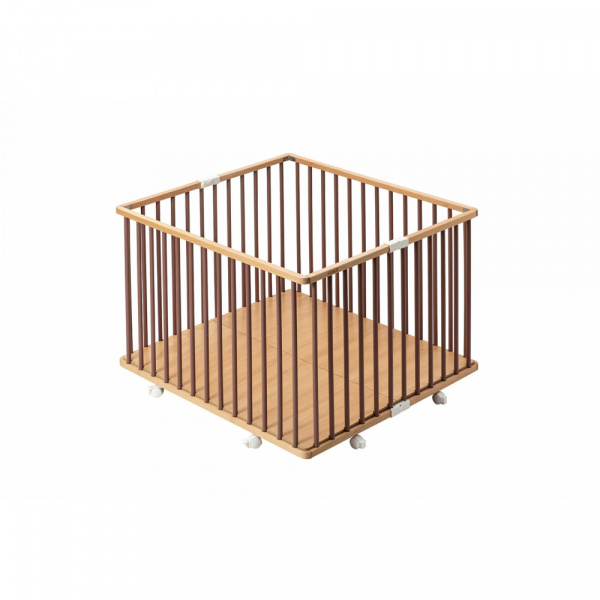 Parc bébé pliable gaby vernis naturel Combelle