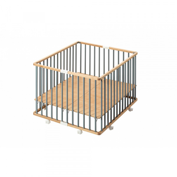 Parc bébé pliable gaby vernis naturel Combelle