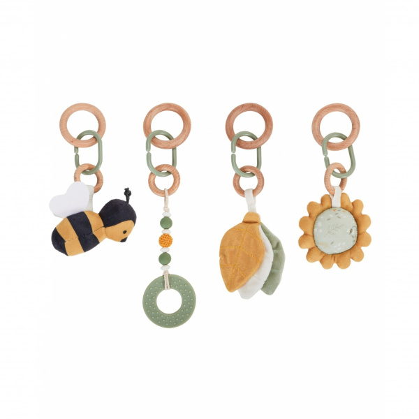 Set d'activités à suspendre pour arche de jeux vert Combelle