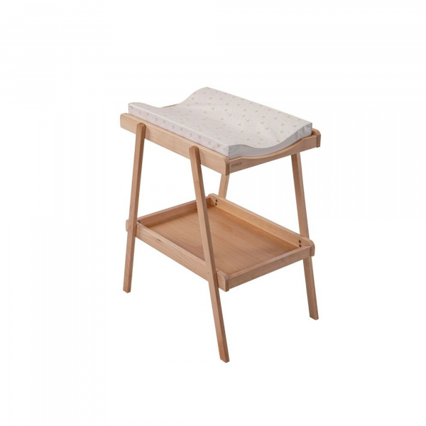 Table à langer avec 2 plateaux léna vernis naturel Combelle
