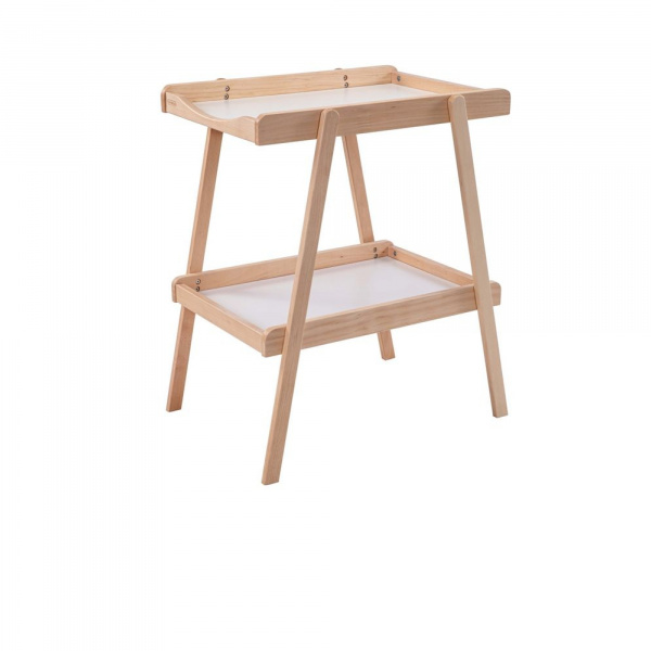 Table à langer avec 2 plateaux léna hybride blanc Combelle