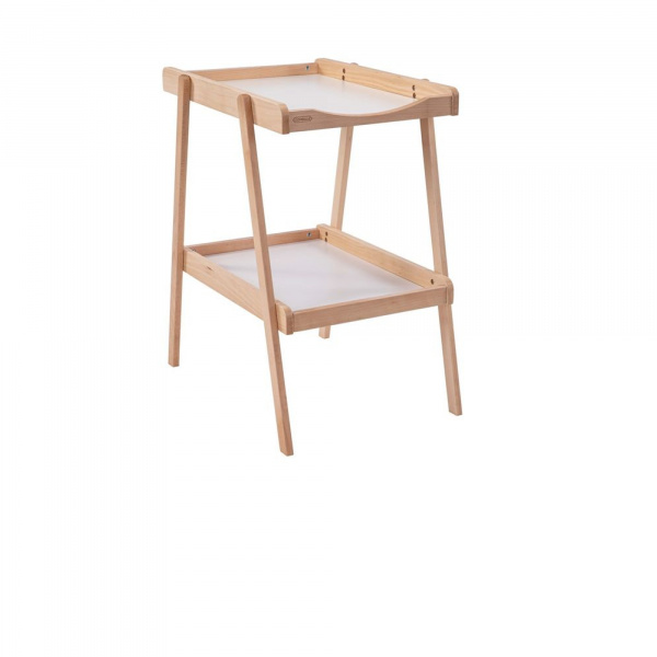 Table à langer avec 2 plateaux léna hybride blanc Combelle