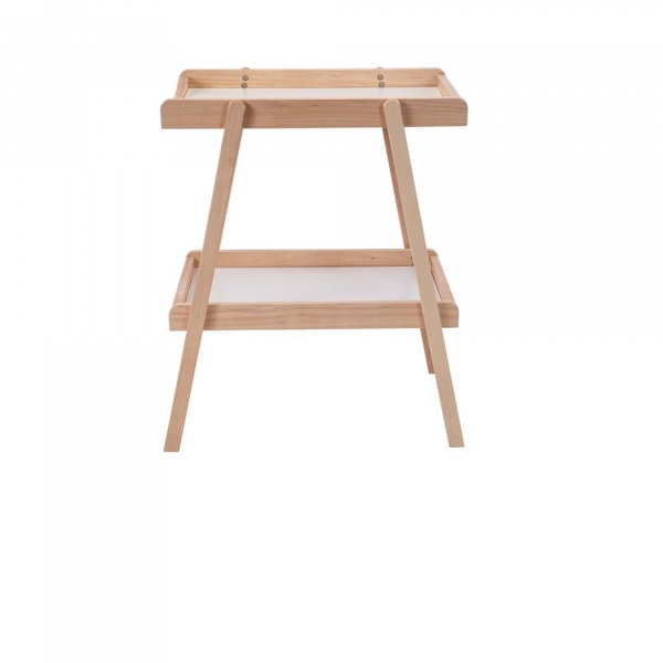 Table à langer avec 2 plateaux léna hybride blanc Combelle