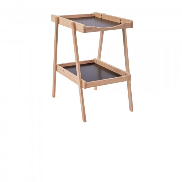 Table à langer avec 2 plateaux léna vernis naturel Combelle